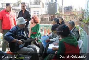 Dashain Celebration at Kathmanducraze.com